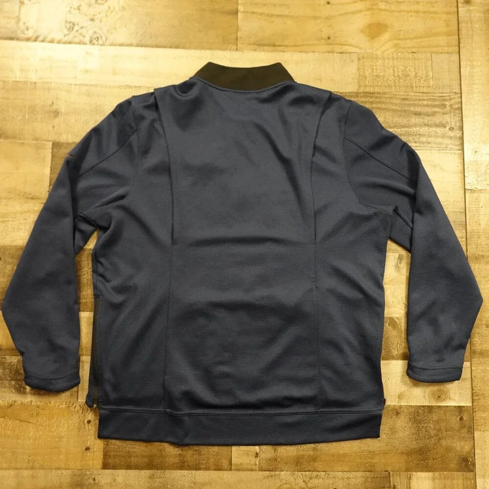 Nike Dri-FIT Basketball Full-Zip Jacket‎ Men’s 2XL Navy Performance Track Tech